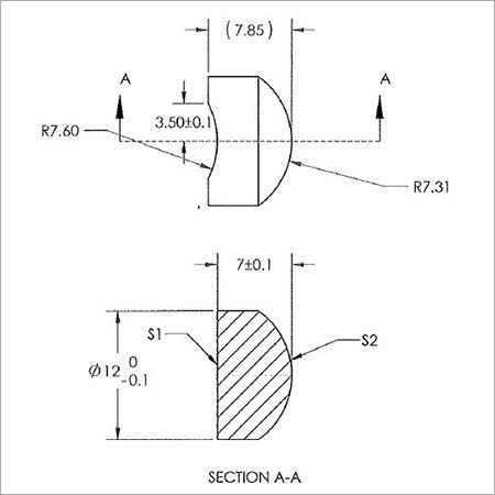 N-Bk7 Spherical Cylindrical Lens