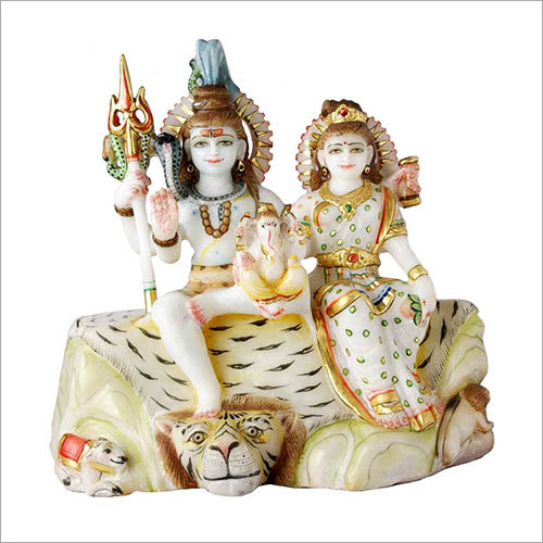 Marble Shiv Parivar Idol
