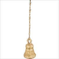 Golden 70cm Brass Chain Bell