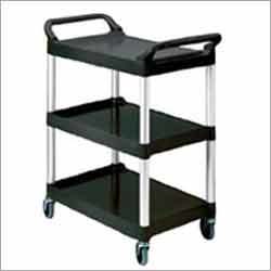 Commercial 3 Rack Trolley