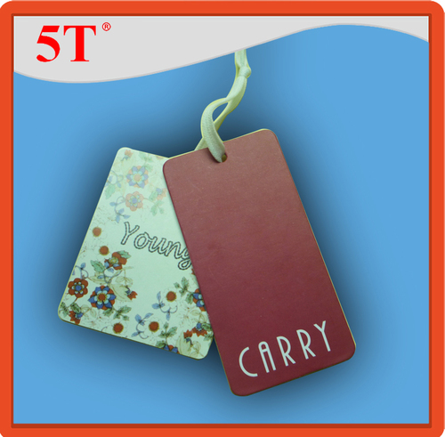 White And Red Ms Diva Leisure Garments Pre Printed Hang Tags