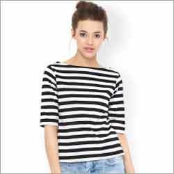 Black And White Girls Designer Top