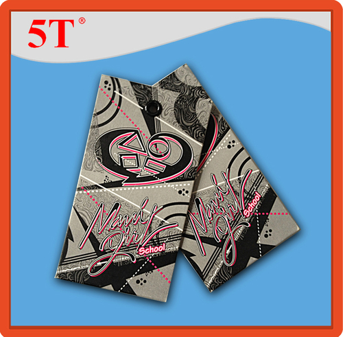 Gray And Black Special Paper Hang Tags