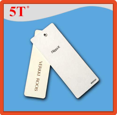 Verkki Roos Hang Tags - Paper, 7.62 mm Thickness | Water Activated Adhesive, RFID Tape, Designed for Jeans, Garments, Shoes, and Bags