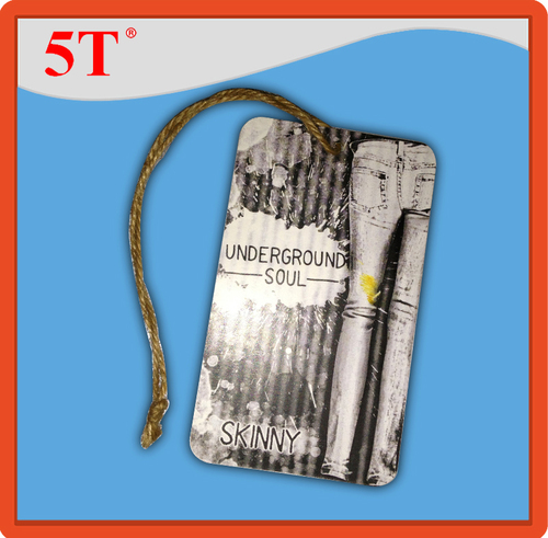 Gray Skinny Jegging Woman Fit Jeans Hang Tags