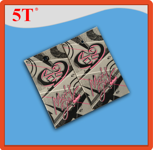 Gray And Black Special Paper Hang Tags