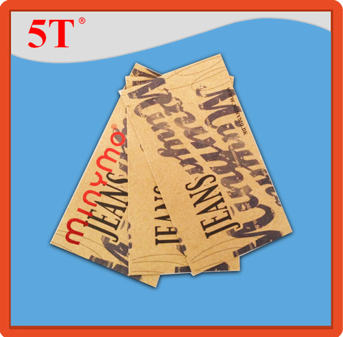 Cream Styling Hang Tags For Bootcut And Regular Waist Jeans