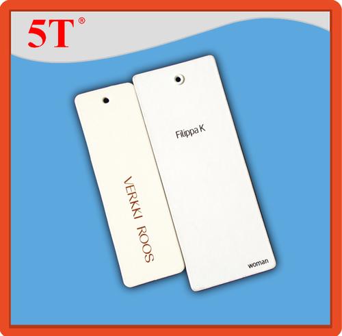 White Verkki Roos Simple Style Designing Hang Tags