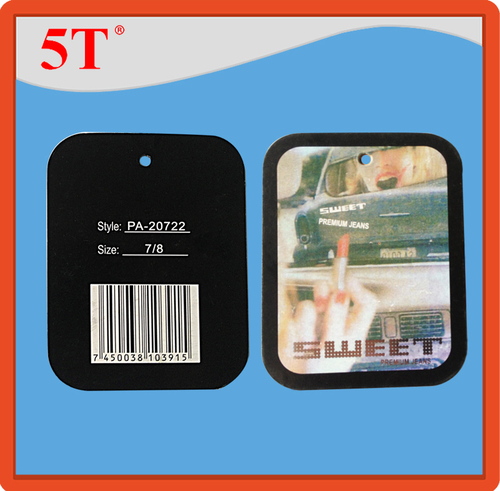 Rectangle Full Color Printing Paper Hang Tags For Bags Shoes And Garments