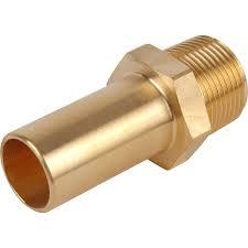 Stem Male Brass Adapter