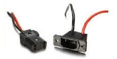 Charging Socket - Plastic, 2x3x1 Inches, Black, IEC C7 Connector, 12V 5A | Durable, Easy Installation, Reliable Power, Efficient Transfer