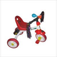 Single Band Zapak Tricycle - Reinforced Plastic, Varies By Size And Material Kilograms | Suitable For Kids, Non-foldable, No Gears, Plastic Rims