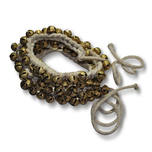Professional Ghungru - 76" Length, 990 GMS Weight | 100+100 Brass Bells, Non-Electric Pair