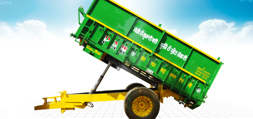 Hydraulic Agriculture Trolley - Steel, 2.5m x 1.5m x 1m, 1000 kg Capacity | Heavy Duty, Hydraulic Lift, Double-acting System, Versatile, Efficient, Safe