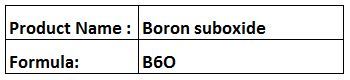 Boron SuboxideA 