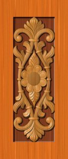 Digital PVC Membrane Foil Door Skin  UV Coating