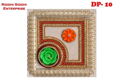 Acrylic Reusable Rangoli Plates