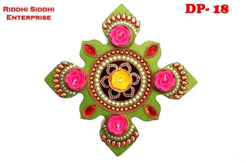 Acrylic Rangoli Plates