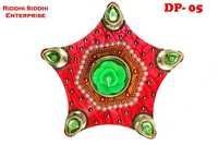 Star Shaped Diya Platter