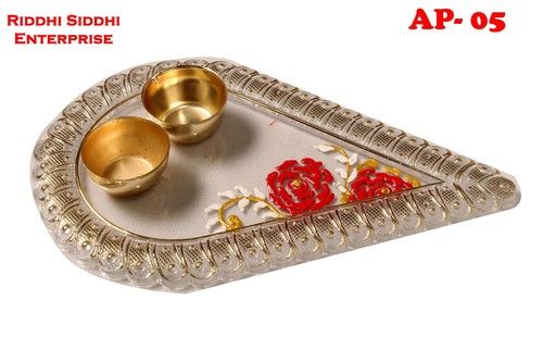 Leaf Shaped Pooja Thali