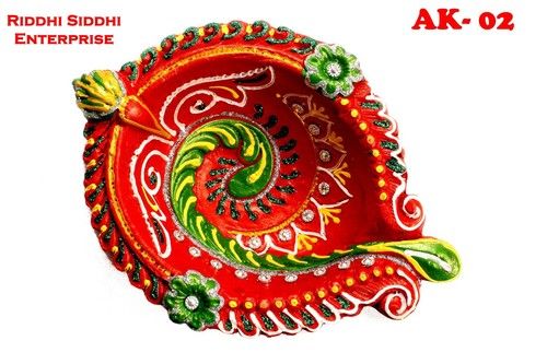 Leaf Shaped Akhand Diya