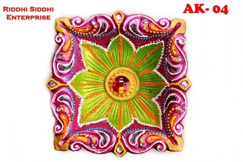 Colourful Akhand Diya