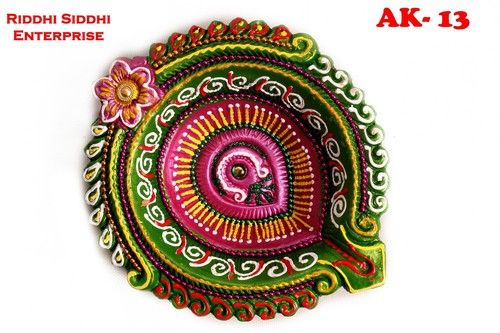 Green Akhand Diya