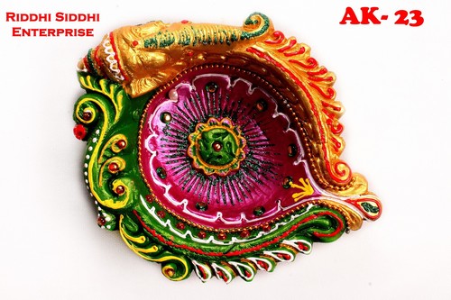 Peacock Stylish Akhand Diya