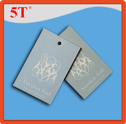 Gray And Green Custom Tags For Version Sud Clothing