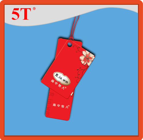 Paper Red Clothing Hang Tags