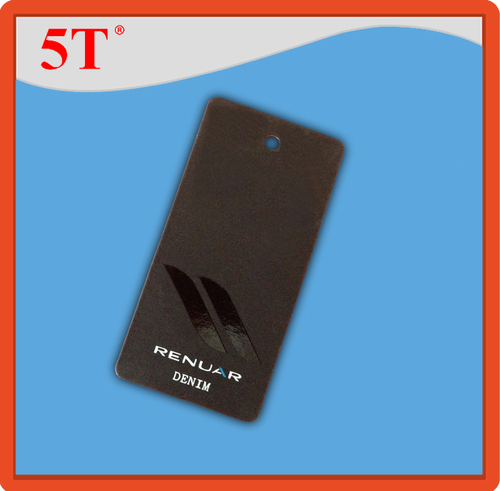 Balck Uv Varnish Printed Price Tags
