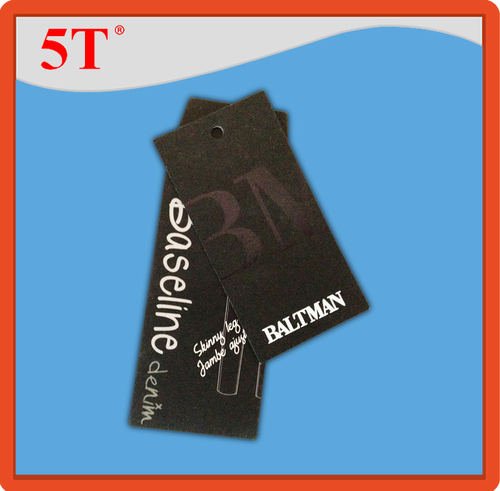 Black Baltman Uv Printing Hangtags