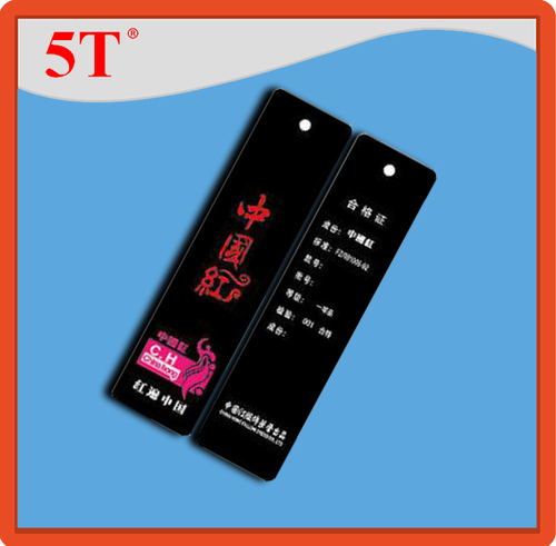 Black China Red Hang Tag