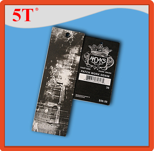 Black And White Industry Design Hang Tag