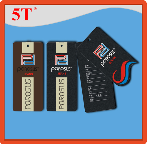 Black Wild Jeans Hang Tag