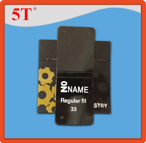 Black Industry Design Hang Tag