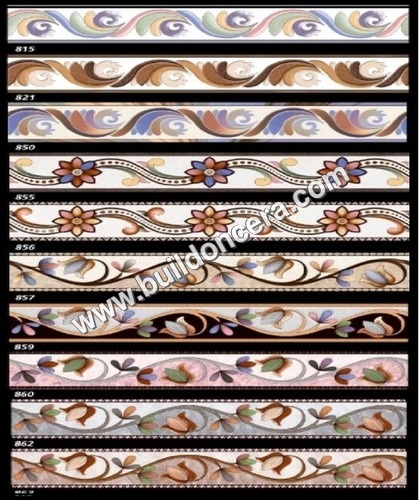 Multi Color Kitchen Border Tiles