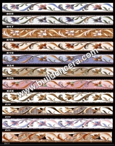 Multi Color Wall Border Tiles