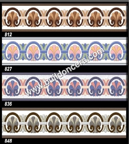 Multi Color Design Border Tiles
