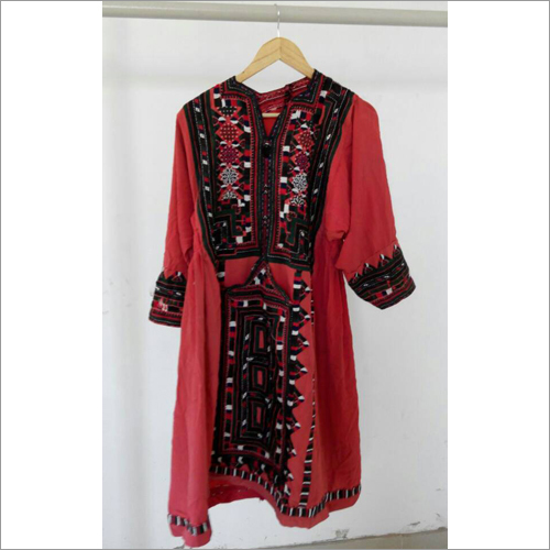 Red Balochi Dress