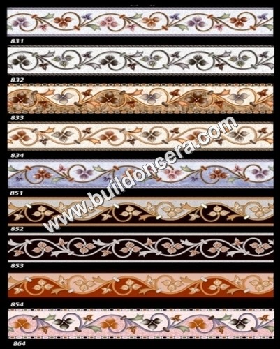 Multi Color Floor Border Tiles