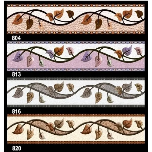 Multi Color Printed Border Tiles