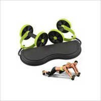 Abdomen Exerciser - Steel, 50x30x15cm, Green | 44 Exercises, 6 Resistance Levels, Core Strengthening, Posture Improvement