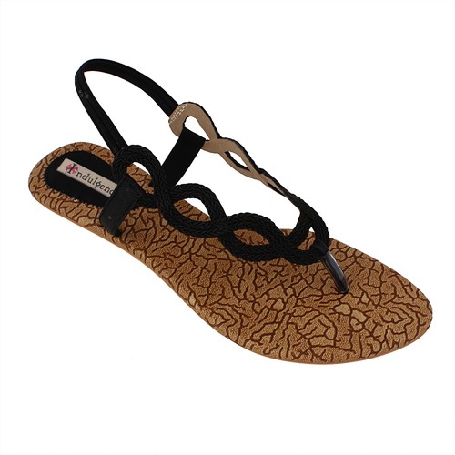 ladies casual flats black