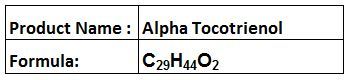 Alpha Tocotrienol