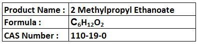 2 Methylpropyl Ethanoate - Clear Liquid, Boiling Point 142 °C | Solvent for Lacquer, Nitrocellulose