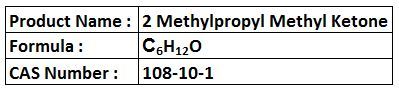 2 Methylpropyl Methyl Ketone