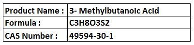 3- Methylbutanoic Acid