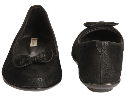 Formal Fancy Black - Suede, Multiple Sizes, Black | Slip-On, Elegant Style, Comfort, Durable, Versatile, Flat Heel, Lightweight Rubber Sole