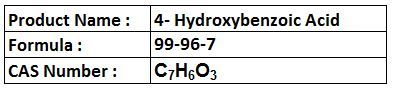 4- Hydroxybenzoic Acid